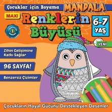 Maxi Yayıncılık Maxi Renklerin Büyüsü Çocuklar Için Boyama 11