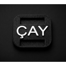 Baskı Garaj Çay Markası Kare (250ADET) Özelleştirilmiş