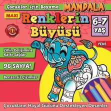 Maxi Yayıncılık Maxi Renklerin Büyüsü Çocuklar Için Boyama 8