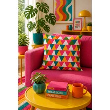 Bertille Home Pop Art Serisi Çift Tarafı Dijital Baskılı Kırlent Kılıfı