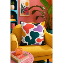 Bertille Home Pop Art Serisi Çift Tarafı Dijital Baskılı Kırlent Kılıfı