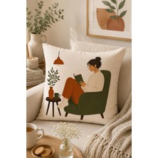 Bertille Home Pop Art Serisi Çift Tarafı Dijital Baskılı Kırlent Kılıfı