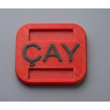 Baskı Garaj Çay Markası Kare (250ADET) Özelleştirilmiş