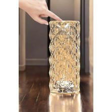 A-Luxe Kristal Dokunmatik ve Kumandalı Masa ve Gece Lambası