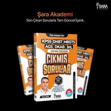 Şara Akademi Kpss Dhbt Mbsts Ags Dkab Ihl Çıkmış Sorular Kitabı | Konu Konu Tasnif Edilmiş Güncel Baskı - Rauf Şara