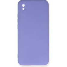 TeknoKapsül Redmi 9A Kılıf Nano Içi Kadife Silikon - Lila
