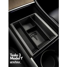 Empressco Grauhaus Tesla 3 Model Y Orta Konsol Düzenleyici Organizer 4 Bölmeli Orta Konsol Düzenleyici - Fiyatı, Yorumları