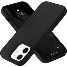 Senson Apple Iphone 12 Kılıf Nano Içi Kadife Silikon- Siyah