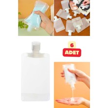 UltraMint 6 Adet 100 ml Doldurulabilir Şampuan ve Losyon Torbası Seti