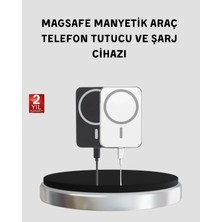 A-Luxe Magsafe Uyumlu Kablosuz Powerbank – Güçlü Mıknatıs, Hızlı Şarj, Kompakt Tasarım