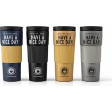 Mey İthalat Mey Ithalat® 600 ml Paslanmaz Çelik Termos Mug Bardak