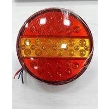 Ölmez Oto Yedek Parça Ledlı Stop Lamba Yuvarlak 3 Fonksıyonlu
