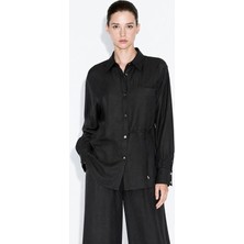 Mizalle Siyah Kadın Tunik M2MZ1030210253