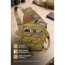 Forestia Çok Amaçlı Taktik Çanta - Motosiklet Motorcu Çantası - Avcı Çantası - Outdoor Göğüs Bel Çantası