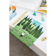 Matt Notebook 15X15 cm Kare Tarihsiz Not Defteri Çizgili Manzara
