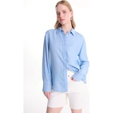 Ted Baker Mavi Kadın Gömlek TBWRSH2095