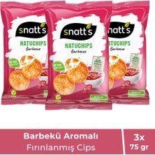 Barbekü Aromalı Fırınlanmış Cips 75 gr X3 Adet