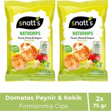 Domates Peynir & Kekik Aromalı Fırınlanmış Cips 75 gr X2 Adet