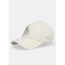 New Era 60856376 Wmns League Ess 9forty Los Bej Logo Baskılı Kadın Şapka