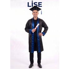 Nacar Store Unisex Lise Mezuniyet Kep Cübbesi Takımı