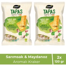 Sarımsak & Maydanoz Aromalı Kraker 120 gr X2 Adet