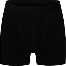 Black Swallow Erkek Pamuklu Likralı Siyah Boxer