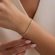 Sembol Gold 14 Ayar Gurmet Altın Bileklik 3 mm 1,40 Gram 19 cm