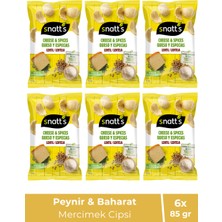 Mercimek Cipsi Peynir & Baharat Aromalı 85 gr X6 Adet