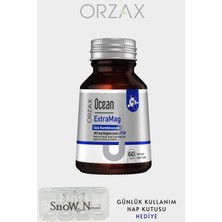 Ocean Extramag Üçlü Magnezyum Kombinasyonu 60 Tablet+Hap Kutusu