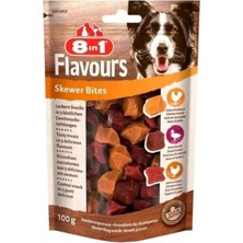 8in1 8ın1 Flavours Skewer Bites Köpek Ödül Maması - Tavuklu&ördekli 100GR