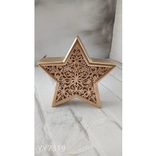 Yoyomold YY7319 Vintage Desenli Yıldız Mum Biblo Silikon Kalıp
