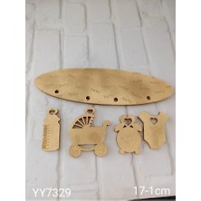 Yoyomold YY7329 Askılı Çocuk Objeleri Duvar Süsü Silikon Kalıp