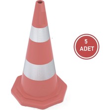 Zeplin 5 Adet Çift Reflektifli Trafik Konisi 700MM Ecolıght