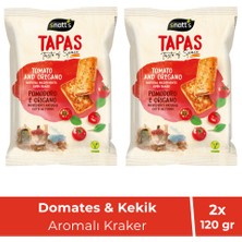 Domates & Kekik Aromalı Kraker 120 gr X2 Adet