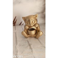 Yoyomold YY7201 Tealight Kedi Biblo Silikon Kalıp