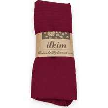 İlkim Tekstil Müslin Şal Bordo