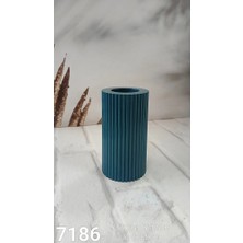 Yoyomold YY7186 Orta Çizgili Tealight Silikon Kalıp