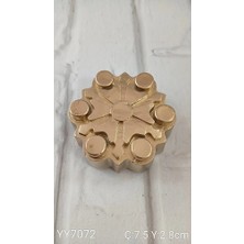 Yoyomold YY7072 Yıldız Modeli - 2d Biblo Silikon Kalıp