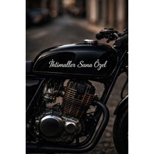 UAStudio Motorsiklet Depo Yazı Sticker Kaliteli Sticker 30X3