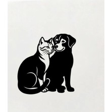 UAStudio Kedi Köpek Sticker Dostum Sticker 20X20
