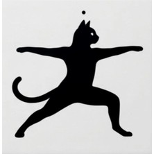 UAStudio Yoga Yapan Kedi Sticker 20X20