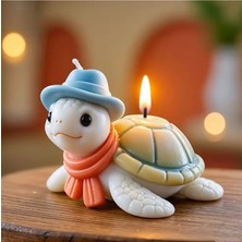 Yoyomold YY6280 Şapkalı Kaplumbağa Mum Biblo Silikon Kalıp
