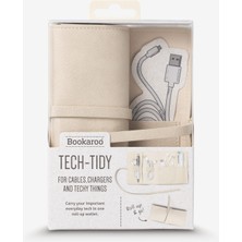 If Bookaroo Tech-Tidy Kablo ve Aksesuar Düzenleyici Rulo Cüzdan - Seyahat Organizeri