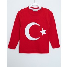 Nacar Store Kız-Erkek Çocuk ve Yetişkin Baskılı Uzun Kol 29 Ekim 19 Mayıs 23 Nisan 10 Kasım Tişört