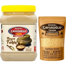 Bozkırlı Çavuşoğlu Beyaz Tahin 930G Beyaz Kavrulmamış Çiğ Susam 500G