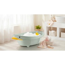 Babyjem Neşeli Ördek Bebek Banyo Küveti Soft Yeşil