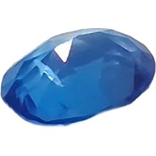 Hasyılmaz Faset Kesim Doğal Mavi Safir Taşı 1,5 Karat S003