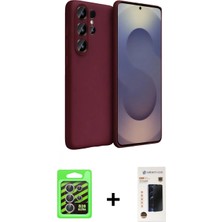 Pileli Store Pilelistore™ Galaxy S26 Ultra Kılıf Kozmos Yansıma Özel Seri - Siyah 3D Antistatik Hayalet Cam Ekran Koruyucu + Raze Metal Kamera Lens - Gs