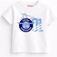 Rabona Fashion Adana Demirspor Mavi Şimşekler Çocuk T-Shirt