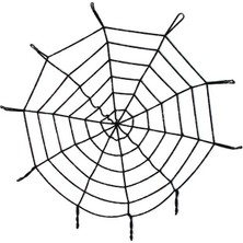 Mudanis Halloween Cadılar Bayramı Örümcek Ağ Dekor Siyah 1.5 Metre